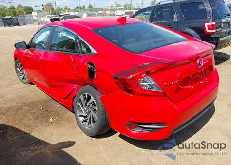 2017 Honda Civic Ex z USA, uszkodzony, nr VIN 2HGFC2F7XHH502475